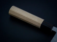 Load image into Gallery viewer, KICHIJI GINSAN-KO SUMINAGASHI DEBA 180MM MAGNOLIA WOOD HANDLE*