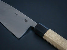 Load image into Gallery viewer, KICHIJI GINSAN-KO SUMINAGASHI DEBA 165MM MAGNOLIA WOOD HANDLE**