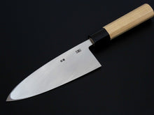 Load image into Gallery viewer, KICHIJI GINSAN-KO SUMINAGASHI DEBA 165MM MAGNOLIA WOOD HANDLE**