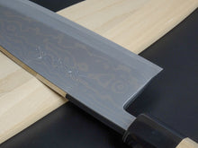 Load image into Gallery viewer, KICHIJI GINSAN-KO SUMINAGASHI DEBA 165MM MAGNOLIA WOOD HANDLE**