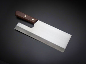 CARBON STEEL  MENKIRI / SOBAKIRI KNIFE 270MM ROSE WOOD HANDLE