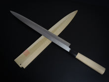Load image into Gallery viewer, KICHIJI JOSAKU YANAGIBA 330MM MAGNOLIA D-SHAPE HANDLE