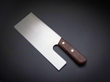 Load image into Gallery viewer, CARBON STEEL  MENKIRI / SOBAKIRI KNIFE 270MM ROSE WOOD HANDLE**