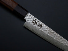 Load image into Gallery viewer, KICHIJI 45 LAYER HAMMERED DAMASCUS PETTY 150MM ROSEWOOD HANDLE
