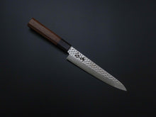 Load image into Gallery viewer, KICHIJI 45 LAYER HAMMERED DAMASCUS PETTY 150MM ROSEWOOD HANDLE
