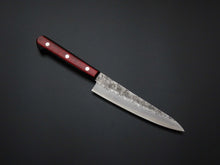 Load image into Gallery viewer, KICHIJI GINSAN NASHIJI PETTY KNIFE 135MM WINE RED HANDLE*