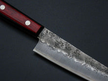 Load image into Gallery viewer, KICHIJI GINSAN NASHIJI PETTY KNIFE 135MM WINE RED HANDLE*