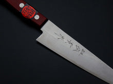 Load image into Gallery viewer, SHIGEKI TANAKA VG-10 17-LAYER DAMASCUS PETTY KNIFE 150MM WINE RED HANDLE*