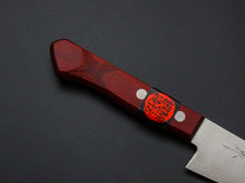 Load image into Gallery viewer, SHIGEKI TANAKA VG-10 17-LAYER DAMASCUS PETTY KNIFE 150MM WINE RED HANDLE*