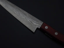 Load image into Gallery viewer, SHIGEKI TANAKA VG-10 17-LAYER DAMASCUS PETTY KNIFE 150MM WINE RED HANDLE*