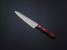 Load image into Gallery viewer, SHIGEKI TANAKA VG-10 17-LAYER DAMASCUS PETTY KNIFE 150MM WINE RED HANDLE*