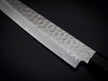 Load image into Gallery viewer, KICHIJI 45 LAYER HAMMERED DAMASCUS SUJIHIKI 240MM ROSEWOOD HANDLE
