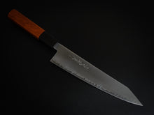 Load image into Gallery viewer, KICHIJI HAP40 KIRITSUKE GYUTO 210MM CUSTOM QUINCE & EBONY WOOD HANDLE