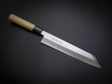 Load image into Gallery viewer, KICHIJI AOGAMI-1 HONGASUMI KIRITUSKE KNIFE 240MM OCTAGONAL HANDLE