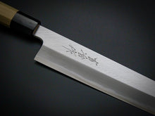 Load image into Gallery viewer, KICHIJI AOGAMI-1 HONGASUMI KIRITUSKE KNIFE 240MM OCTAGONAL HANDLE
