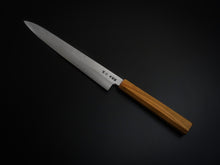 Load image into Gallery viewer, HADO GINSAN SUJIHIKI 240MM SAKURA / CHERRY HANDLE FORGED BY SHOGO YAMATSUKA**