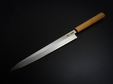 Load image into Gallery viewer, HADO GINSAN SUJIHIKI 270MM SAKURA / CHERRY HANDLE FORGED BY SHOGO YAMATSUKA*