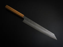 Load image into Gallery viewer, HADO GINSAN KIRITSUKE SUJIHIKI 240MM SAKURA / CHERRY HANDLE FORGED BY SHOGO YAMATSUKA*