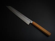 Load image into Gallery viewer, HADO GINSAN KIRITSUKE SUJIHIKI 240MM SAKURA / CHERRY HANDLE FORGED BY SHOGO YAMATSUKA*