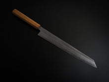 Load image into Gallery viewer, HADO GINSAN KIRITSUKE SUJIHIKI 270MM SAKURA / CHERRY HANDLE FORGED BY SHOGO YAMATSUKA*