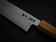 Load image into Gallery viewer, HADO GINSAN KIRITSUKE SUJIHIKI 270MM SAKURA / CHERRY HANDLE FORGED BY SHOGO YAMATSUKA*