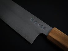 Load image into Gallery viewer, HADO GINSAN DAMASCUS KIRITSUKE SANTOKU 180MM SAKURA / CHERRY HANDLE FORGED BY SHOGO YAMATSUKA*