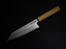 Load image into Gallery viewer, HADO GINSAN DAMASCUS KIRITSUKE SANTOKU 180MM SAKURA / CHERRY HANDLE FORGED BY SHOGO YAMATSUKA*