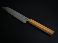 Load image into Gallery viewer, HADO GINSAN DAMASCUS KIRITSUKE PETTY 150MM SAKURA / CHERRY HANDLE FORGED BY SHOGO YAMATSUKA*