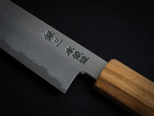 Load image into Gallery viewer, HADO GINSAN DAMASCUS KIRITSUKE PETTY 150MM SAKURA / CHERRY HANDLE FORGED BY SHOGO YAMATSUKA*