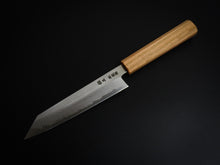 Load image into Gallery viewer, HADO GINSAN DAMASCUS KIRITSUKE PETTY 150MM SAKURA / CHERRY HANDLE FORGED BY SHOGO YAMATSUKA*
