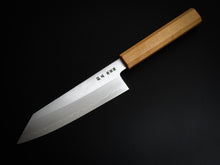 Load image into Gallery viewer, HADO GINSAN KIRITSUKE SANTOKU 180MM SAKURA / CHERRY HANDLE FORGED BY SHOGO YAMATSUKA*