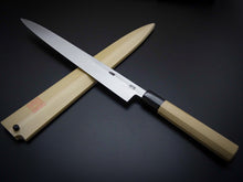 Load image into Gallery viewer, KICHIJI AOGAMI-2 YANAGIBA 300MM MAGNOLIA WOOD OCTAGONAL HANDLE*
