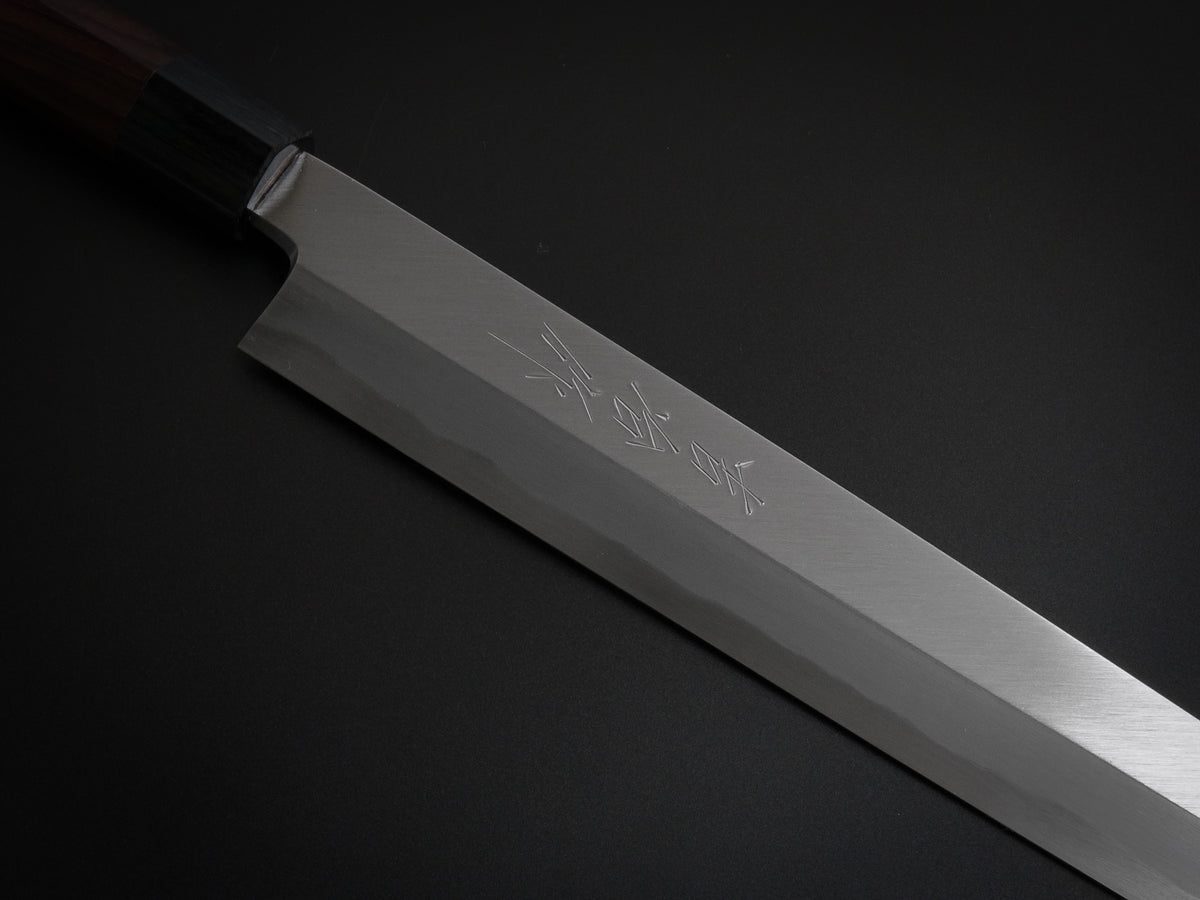 KICHIJI JOSAKU YANAGIBA 330MM ROSEWOOD DSHAPE HANDLE KATABA Japanese