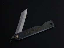 Load image into Gallery viewer, HIGONOKAMI SK WARIKOMI  CRAFT KNIFE BLACK HANDLE MEDIUM SIZE