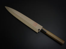 Load image into Gallery viewer, KICHIJI LEFT-HANDED JOSAKU YANAGIBA 240MM MAGNOLIA WOOD  OCTAGONAL HANDLE*