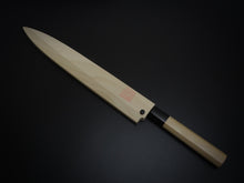 Load image into Gallery viewer, KICHIJI LEFT HANDED JOSAKU YANAGIBA 270MM MAGNOLIA OCTAGONAL HANDLE