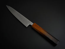 Load image into Gallery viewer, OUL AUS-10 DAMASCUS UZU PETTY 135MM BURNT OAK HANDLE*
