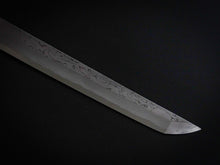 Load image into Gallery viewer, HITOHIRA TANAKA MOSUKE AOGAMI-1 DAMASCUS SAKIMARU TAKOHIKI EBONY HANDLE