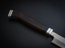 Load image into Gallery viewer, HITOHIRA TANAKA MOSUKE AOGAMI-1 DAMASCUS SAKIMARU TAKOHIKI EBONY HANDLE