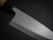 Load image into Gallery viewer, KICHIJI JOSAKU DEBA 180MM MAGNOLIA OCTAGONAL WOOD HANDLE*