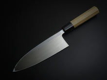 Load image into Gallery viewer, KICHIJI JOSAKU DEBA 180MM MAGNOLIA OCTAGONAL WOOD HANDLE*