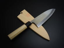 Load image into Gallery viewer, KICHIJI JOSAKU DEBA 180MM MAGNOLIA OCTAGONAL WOOD HANDLE*