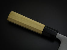 Load image into Gallery viewer, KICHIJI JOSAKU DEBA 165MM OCTAGONAL MAGNOLIA WOOD HANDLE**