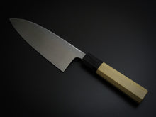 Load image into Gallery viewer, KICHIJI JOSAKU DEBA 165MM OCTAGONAL MAGNOLIA WOOD HANDLE**