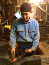 Load image into Gallery viewer, YAMAMOTO TSUCHIME KUROUCHI GYUTO 210MM AOGAMI2 MAGNOLIA WOOD HANDLE