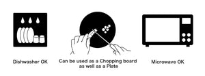 CHOPLATE / CHOPPING BOARD PLATE MEDIUM