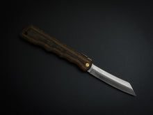Load image into Gallery viewer, HIGONOKAMI WOODY VG-10 CRAFT KNIFE 110MM KURUMI
