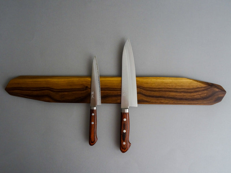 New Stock !! Noyer Magnetic American Walnut Wood Knife Holder 40cm and 60cm