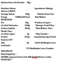 Load image into Gallery viewer, MATCHA GREEN TEA POWDER 50G
