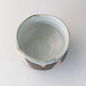 MINOYAKI BLACK ORIBE UCHI-UNOFU MATCHA BOWL